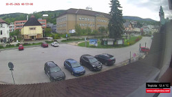 Střed obce Rokytnice nad Jizerou