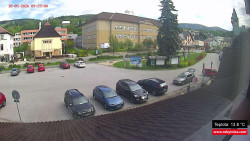 Střed obce Rokytnice nad Jizerou