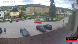Střed obce Rokytnice nad Jizerou