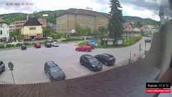 Střed obce Rokytnice nad Jizerou