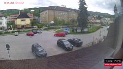 Střed obce Rokytnice nad Jizerou