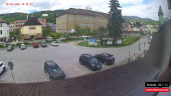 Střed obce Rokytnice nad Jizerou