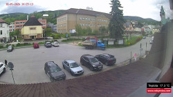 Střed obce Rokytnice nad Jizerou