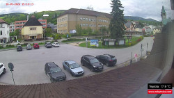 Střed obce Rokytnice nad Jizerou