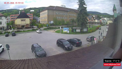 Střed obce Rokytnice nad Jizerou