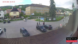 Střed obce Rokytnice nad Jizerou