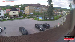 Střed obce Rokytnice nad Jizerou