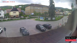 Střed obce Rokytnice nad Jizerou