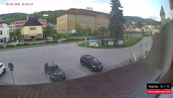 Střed obce Rokytnice nad Jizerou
