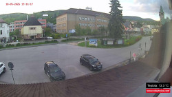 Střed obce Rokytnice nad Jizerou