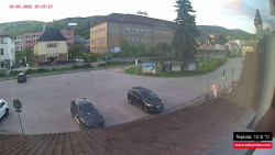 Střed obce Rokytnice nad Jizerou