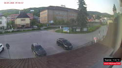 Střed obce Rokytnice nad Jizerou