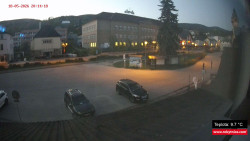 Střed obce Rokytnice nad Jizerou