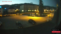 Střed obce Rokytnice nad Jizerou