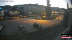 Střed obce Rokytnice nad Jizerou