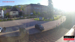 Střed obce Rokytnice nad Jizerou