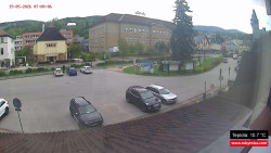 Střed obce Rokytnice nad Jizerou