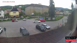 Střed obce Rokytnice nad Jizerou