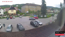 Střed obce Rokytnice nad Jizerou