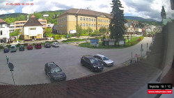 Střed obce Rokytnice nad Jizerou