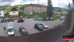 Střed obce Rokytnice nad Jizerou