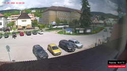 Střed obce Rokytnice nad Jizerou