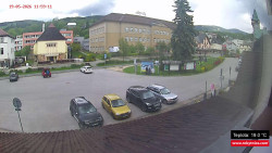 Střed obce Rokytnice nad Jizerou