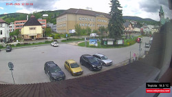 Střed obce Rokytnice nad Jizerou