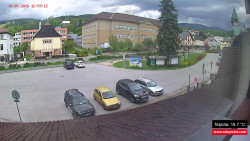 Střed obce Rokytnice nad Jizerou