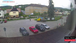 Střed obce Rokytnice nad Jizerou