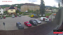Střed obce Rokytnice nad Jizerou