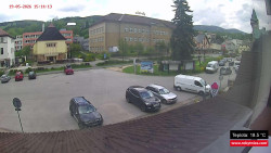 Střed obce Rokytnice nad Jizerou