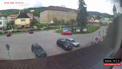 Střed obce Rokytnice nad Jizerou