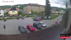 Střed obce Rokytnice nad Jizerou