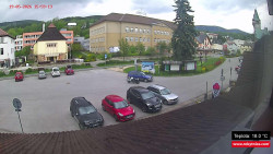 Střed obce Rokytnice nad Jizerou