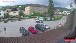 Střed obce Rokytnice nad Jizerou