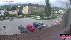 Střed obce Rokytnice nad Jizerou