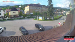 Střed obce Rokytnice nad Jizerou