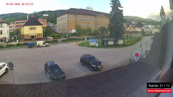 Střed obce Rokytnice nad Jizerou
