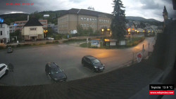 Střed obce Rokytnice nad Jizerou