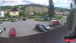 Střed obce Rokytnice nad Jizerou