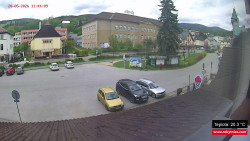 Střed obce Rokytnice nad Jizerou