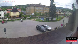 Střed obce Rokytnice nad Jizerou