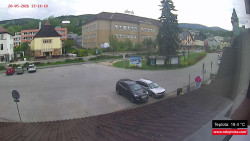 Střed obce Rokytnice nad Jizerou