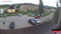Střed obce Rokytnice nad Jizerou