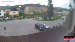 Střed obce Rokytnice nad Jizerou