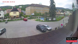 Střed obce Rokytnice nad Jizerou