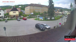 Střed obce Rokytnice nad Jizerou