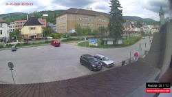 Střed obce Rokytnice nad Jizerou