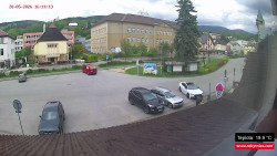 Střed obce Rokytnice nad Jizerou